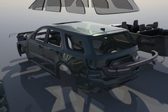 ABS-LIKE RESIN 3D PRINTED 1/25 2021-24 DODGE DURANGO SRT KIT