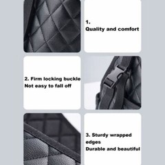 Car Advanced Net Pocket Handbag Mesh Holder Bag Organizer Car Seat Side Storage