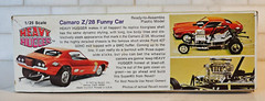 VTG 1:25 SCALE CAMARO HEAVY HUGGER FUNNY CAR 1996 REVELL KIT Partial Build 1342