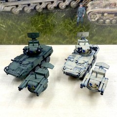 Tank World Mobile War 1/144 Stryker Wheeled Armored Vehicle Finished Model
