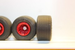 W-104 1/25 scale resin model car dirt track tires and wheels ,