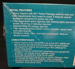 NIB Revell Snaptite Chevy Caprice Police Car. 1/25. #6293 – Factory Sealed