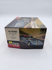 Monogram Scarab Rear Engined 1/24 Plastic Model Kit Sealed Parts Open Box 1997