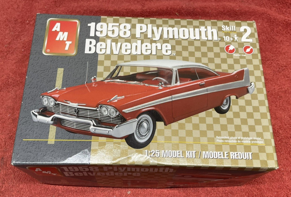 Vintage Amt 1958 Plymouth Belvedere