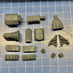 Hemi Blown Supercharged Engine 1/25