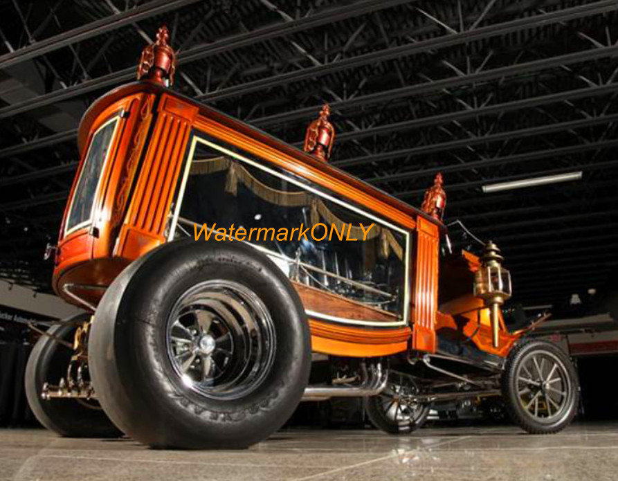 “Ray Farhner” “Boot Hill Express” ’60’s “Hearse” Hot Rod Show Car PHOTO! #(4)