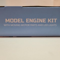 Discovery #Mindblown Model Engine Kit with Moving Parts and LED Lights.