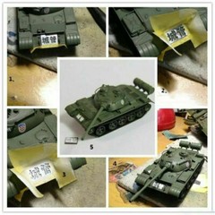 1/35 Military Model AFV Stenciling Digital Camo Templates Medium Pattern AJ0014