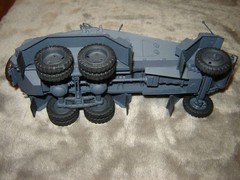 Built Military Vehicles 6 & 10 wheel Both Painted & Built Excellent Detail 1/72
