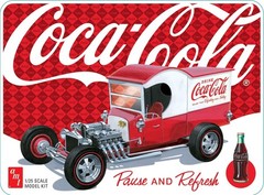 New AMT 1:25 Coca-Cola 1925 Ford Model T Panel w/ Tin Model Kit AMT1523