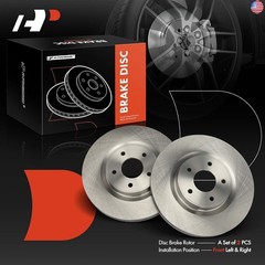 A-Premium 12.60 inch (320mm) Front Vented Disc Brake Rotors Compatible with