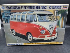 🚦😎🔥Hasegawa 1/24 Volkswagen Type 2 Micro Bus 1963 23-Window Plastic Model🚦😎