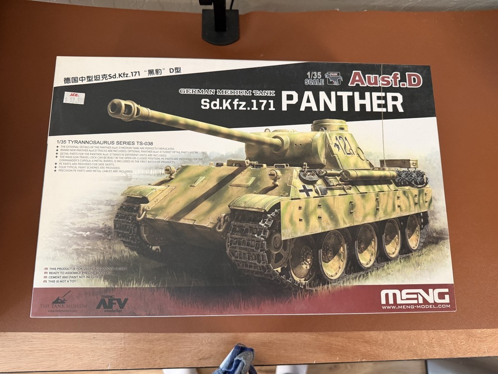 Meng Model 1/35 Sd.Kfz.171 Panther Ausf.D #TS-038 * KIT 📌USA 5506