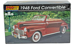 REVELL 1/25 1948 FORD CONVERTIBLE FACTORY BUILT UP BOX ART STUDIO DISPLAY MODEL