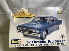 REVELL 67 CHEVELLE PRO STREET “REVELL MUSCLE” Open Box X2