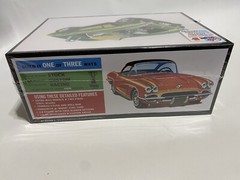 Amt 1962 Corvette Retro Deluxe 3Way Stock Custom Racing Plastic Model Kit Sealed