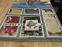 Renwal blueprint Models The Visible V8 ASSEMBLY Kit/BOX/ Missing many parts