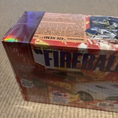 AMT GEORGE BARRIS “FIREBALL 500” SSXR 1/25 SCALE MODEL KIT Brand New Sealed