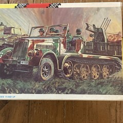 1/72 AHM Kits #552 German 8 Ton Half Track Quad 20mm AA. DMT