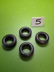 AMT GOODYEAR POLYGLAS GT L6015 MODEL KIT TIRES [Lot of 4]