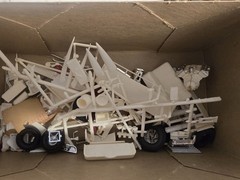 1/25 scale AMT model kit of a 1963 Ford Galaxie 500XL Missing Body *Parts Only