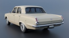 ABS-LIKE RESIN 3D PRINTED 1/25 1965 PLYMOUTH VALIANT 4-DOOR FULL KIT