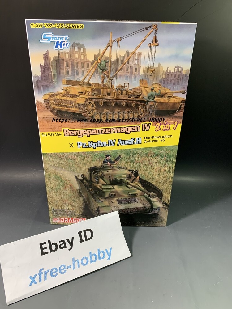 DRAGON 6951 1/35 Sd.Kfz.164 Bergepanzerwagen IV 2in1 Pz.Kpfw.IV Ausf.H Mid Pro