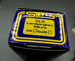 1 /43 SCALE SMTS CL 8 LAMBORGHINI MIURA METAL MODEL CAR KIT-UNASSEMBLED IN BOX