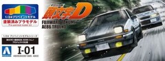 Aoshima 1/24 Kit Initial D Takumi Fujiwara Toyota AE86 Trueno Body Painted 5328