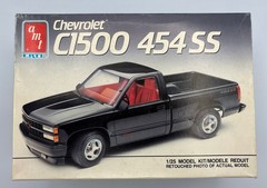 AMT, Chevrolet, C1500, 454SS, Model Kit, 1:25 Scale, 6032, 1991, Extra Parts.