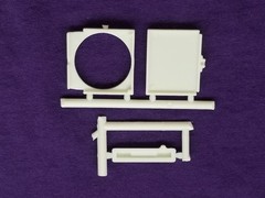 Diamond REO Truck Tractor RADIATOR , SURGE TANK & SHROUD for 1:25 AMT Model Kit