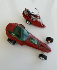 BUILT LOT 1970’s MONOGRAM MODELS S’COOL BUS CHERRY BOMB TJ TAXI GARBAGE TRUCK +
