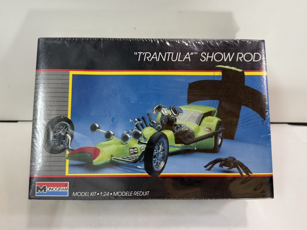 1986 Vintage Monogram Trantula Show Rod Dragster Model Kit 1/24 Factory Sealed