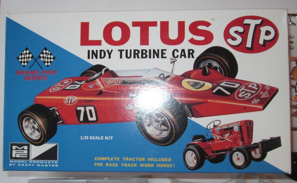 MPC STP Lotus Indy Turbine Car Tractor Kit #6025 Unbuilt ’90s Issue Vintage Race