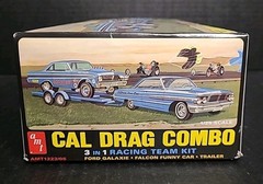 AMT 1/25 Cal Drag Combo 3n1 Racing Team Kit #1223/06