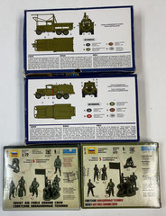 1/72 Soviet Airfield Fuel & Starter Trucks & Ground Crew X 2 (4 kits)