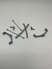 1:25 Adjustable Gasser Straight Axle Leaf Spring Front End Set. (unchromed)
