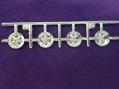 1969 Dodge Charger MOPAR RALLY WHEELS from Revell 1:25 Model Kit 69 MAGNUM 500