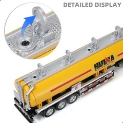 Tanker Semi Truck Toy, Large 1/50 for MAX Diecast Model Oil Tank Metal