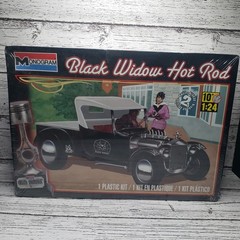 Black Widow Hot Rod Monogram 1:24 NEW FACTORY SEALED **US Seller** NOS