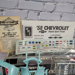 AMT Ertl 1958 Chevrolet Impala Coupe Open Complete Original Kit