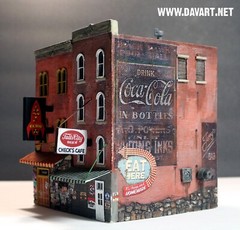 5516 DAVE’S DECALS – INTERIOR IMAGE DINER ON GLOSSY ART PAPER