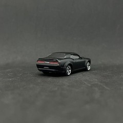 1/64 Diecast Car Model Diorama Dodge Challenger SRT Demon 170 Black Muscle Alloy