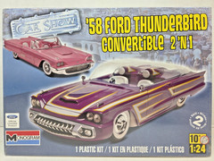 Monogram Car Show ’58 Ford Thunderbird Convertible 2 ‘N 1 1:24 Model Kit 85-4280