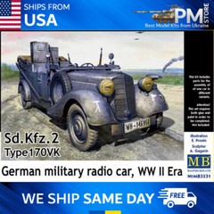 Master Box 3531 Sd.Kfz. 2 Type 170 VK, German military radio car, WW II Era 1/35
