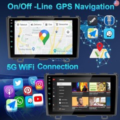 4G+64G Android 15 Car Stereo for Honda CRV 2007-2011 with Wireless