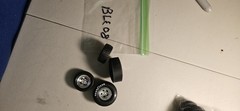 MODEL CAR SLICKS, TIRES AND MAGS BLE08