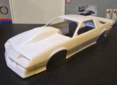 Resin Turbo Hood & Rear Spoiler Combo for 83 Camaro Z28 AMT 1/25.