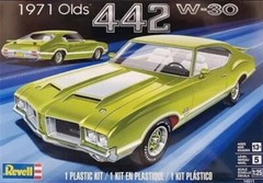 Revell 1971 Olds 442 W-30 1:25 SCALE Plastic Model Car Kit #4511~NEW in BOX