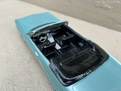 1965 Chevy Impala SS Convertible Dealer Promo Model Car Turquoise Read